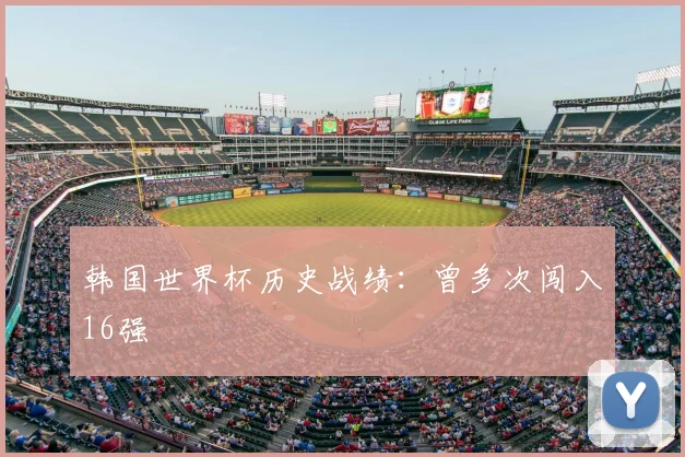 韩国世界杯历史战绩：曾多次闯入16强